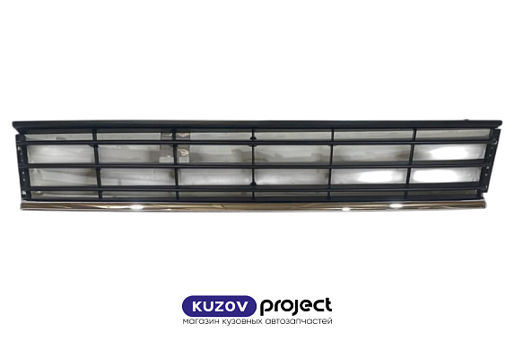 Решетка в бампер (1 хром молдинг) Volkswagen Passat (B7) 2010-2015 (Тайвань)